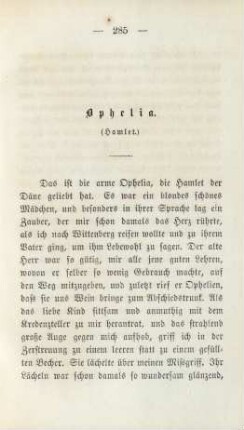 Ophelia. (Hamlet)