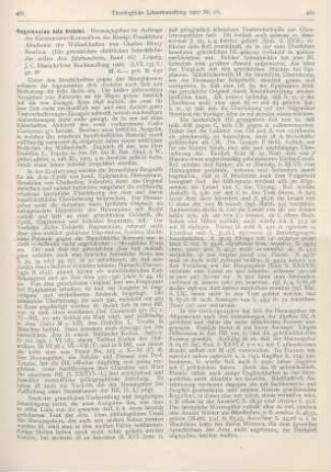 461-463 [Rezension] Hegemonius Acta Archelai
