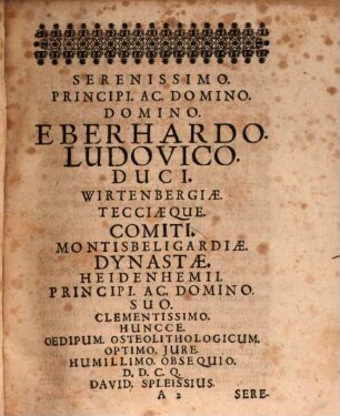 Oedipus Osteolithologicus, Seu Dissertatio Historico-Physica, De Cornibus Et Ossibus Fossilibus Canstadiensibus : in duas partes divisa