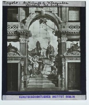 Venedig, Palazzo Labia,Tiepolo, Die Begegnung von Antonius und Kleopatra (Venedig, Palazzo Labia)