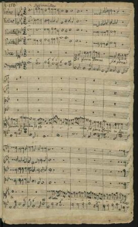 Sit gloria Domini in saeculum; S, strings, bc