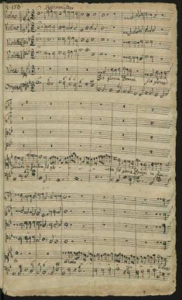 Sit gloria Domini in saeculum; S, strings, bc