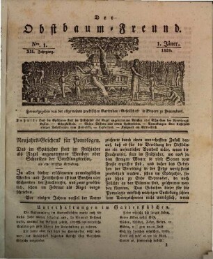 Der Obstbaum-Freund. 12, 12. 1839