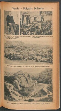 Servia y Bulgaria belicosas - [Ilusración]
