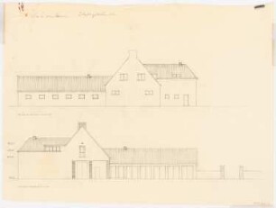 Herrenhaus Hohenborn bei Kassel Umbau: Entwurf Ansichten