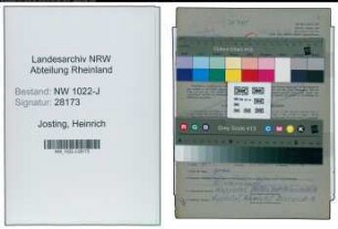 Entnazifizierung Heinrich Josting , geb. 04.04.1903 (Arbeiter)
