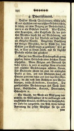 4. Divertissemens.
