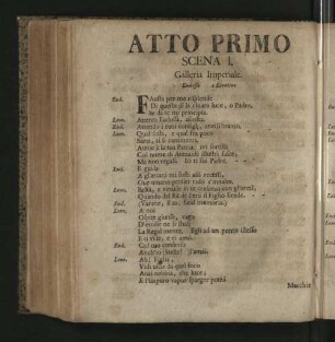 Atto Primo