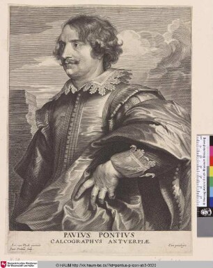Paulus Pontius [Porträt des Malers Paulus Pontius; Paulus Pontius; Portret van de graveur Paulus Pontius]