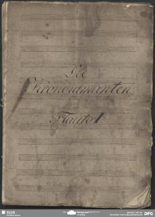 [2]: Stimmensatz 1 - Instrumentalstimmen (Blasinstrumente, Schlagwerk)