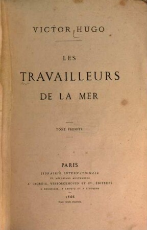 Les travailleurs de la mer, 1