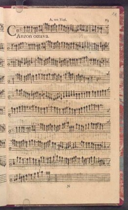 Canzon Ottava.