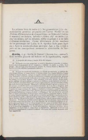 A. : [Capítulo incompleto, falta el resto del libro ]