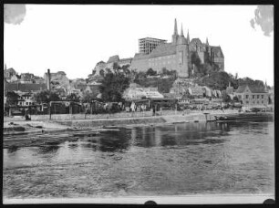 Ein Ausflug nach Meissen : Meißen. Burgberg, Elbe und "Fliegender Mann"