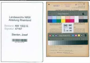 Entnazifizierung Josef Stenten, geb. 21.07.1902 (Schuhmacher)