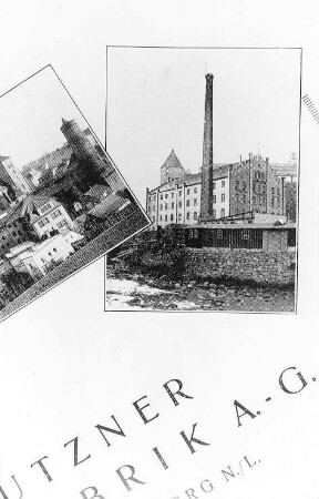 Bautzen. Tuchfabrik und Kunstmühle, vormals Mörbitz, 1922, Repro