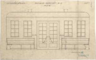 Fischer, Theodor; München - Westend, Bergmannstr.; Ledigenheim - Tagesraum (Querschnitt)