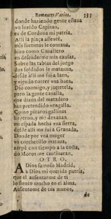 333-337, A Dios famoso Madrid