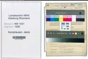 Entnazifizierung Jakob Kamphausen , geb. 05.08.1887 (Graveur)