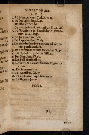 D2v-F3r, Codicis: Lib. I.-XII.