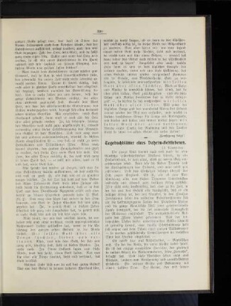 Tagebuchblätter eines Daheim-Gebliebenen.