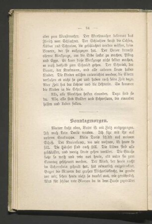 Sonntagmorgen
