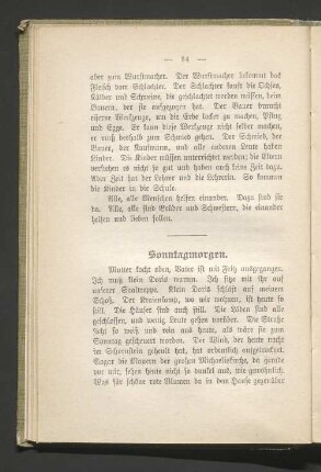 Sonntagmorgen