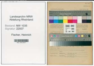 Entnazifizierung Heinrich Fischer , geb. 30.04.1904 (Hauer)
