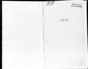 Adressbuch Stadt Münster 1870