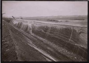Hi[rschfelde] Grube Türchau G.S.3 - Neuer Einschnitt des Bagger 9 bei Türchau