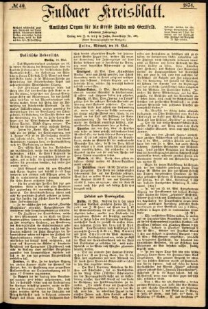 Ausgabe vom Mittwoch, den 20. Mai 1874.