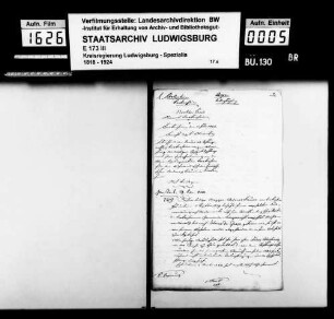 Arme, Oberamt Brackenheim