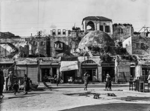 Straßenszene : Blick auf eine Straßenszene in Jaffa.
