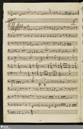 109. Aria: Una cosa fastidiosa / Galuppi, B.