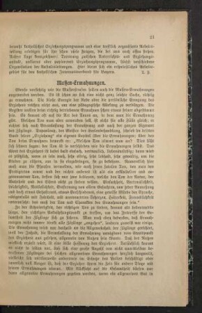Massen-Ermahnungen