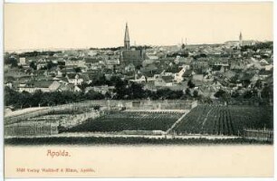 Apolda. Blick über Apolda