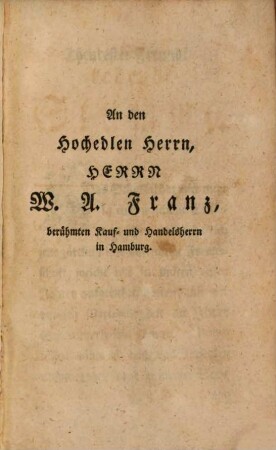 Der redende Stumme. 4. 1771 = Stück XXXVII - XLVIII