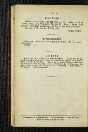 Todes-Anzeige