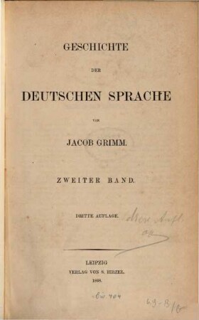 Geschichte der deutschen Sprache, 2
