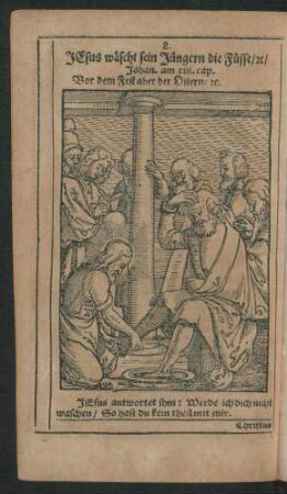 8. Jesus wäscht sein Jüngern die Füsse/ ...