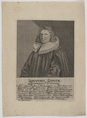 Bildnis des Iohannes Gipser