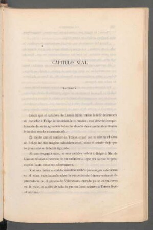 Capítulo XLVI. - La vuelta.