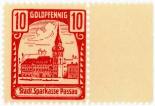 Geldschein / Notgeld, 10 Goldpfennig, 1923?