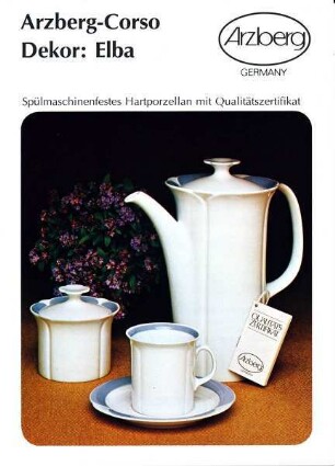 Produktprospekt "Arzberg-Corso / Dekor: Elba"