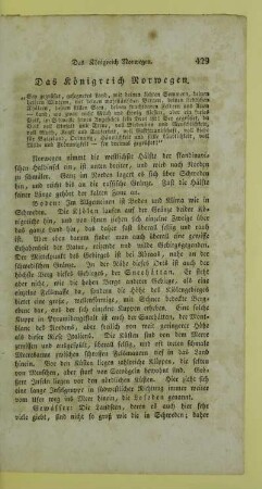 Das Koenigreich Norwegen