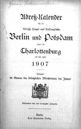 Autogramm: Herrn [...]meister