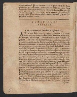 Quaestiones Physicae.