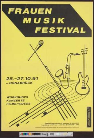 Frauen Musik Festival : Workshops, Konzerte, Filme / Videos