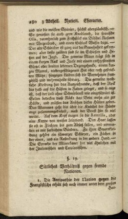 §. 19. Sittliches Verhältniß gegen fremde Nationen.
