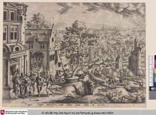 [Abschied von Sara und Tobias vor Raguëls Haus; Farewell of Sarah and Tobias in front of Raguel's House]